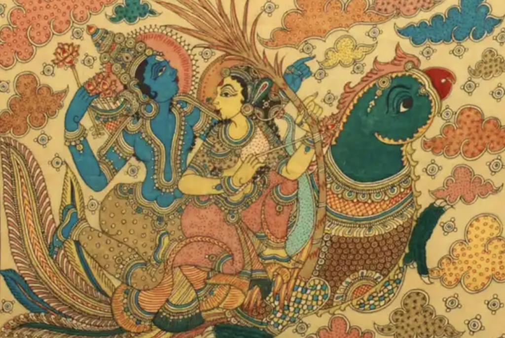 Kama deva et son épouse Rati